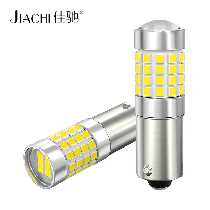 100PCS BA9S LED Bulb T4W H6W BAY9S BAX9S 1516 SMD Super Bright Car Interior Dome Reading Light 12V 24V
