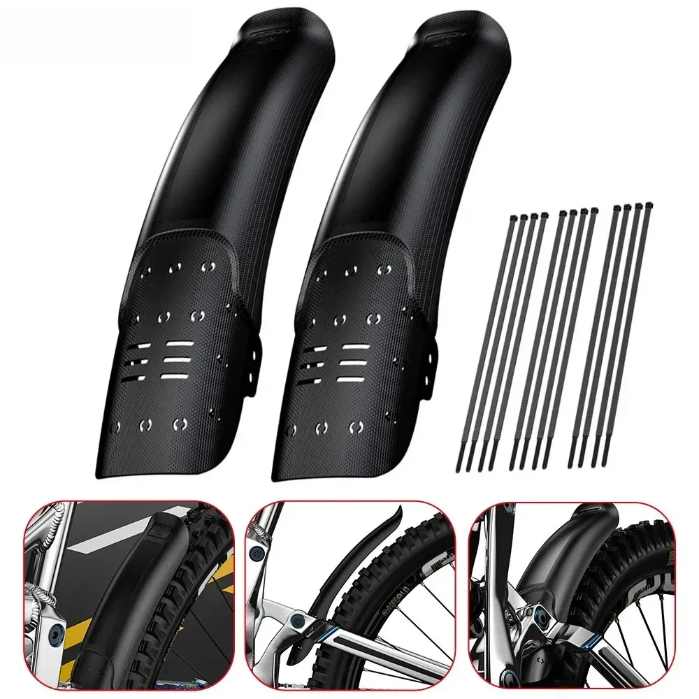 AliExpress 1/2PCS New Bike Hard Shell Fender Bicycle Front Rear Tire Wheel Mudguard MTB Bicycle Mud Guard