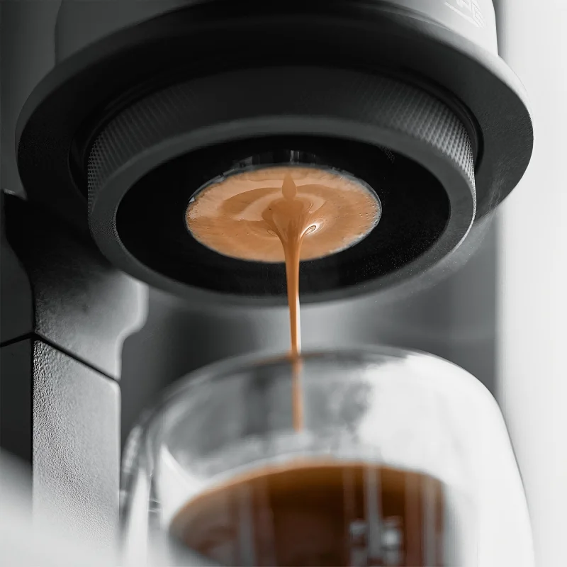 IKAPE Variable Diameter Espresso Portafilter Convex Basket 58mm  Black,Precision High Extraction for 58mm Bottomless Portafilter view 2