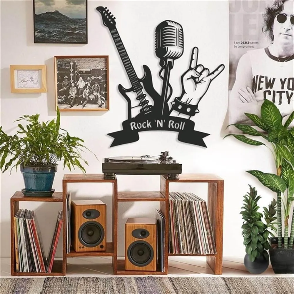 

Rock N Roll Metal Wall Decor