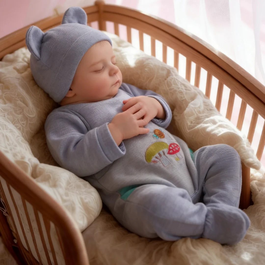 

Lifelike Sleeping Reborn Baby Doll 50cm, Ultra-Realistic 3D Painted Skin with Natural Veins, Soft Body Design, Collectible Toy & Gift for Children