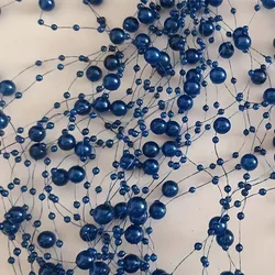 5pcs/Pack Filled Pearl String Beaded Chain Elegant Wedding Valentine's Day Table Decoration, Imitation Pearl Filling Floating