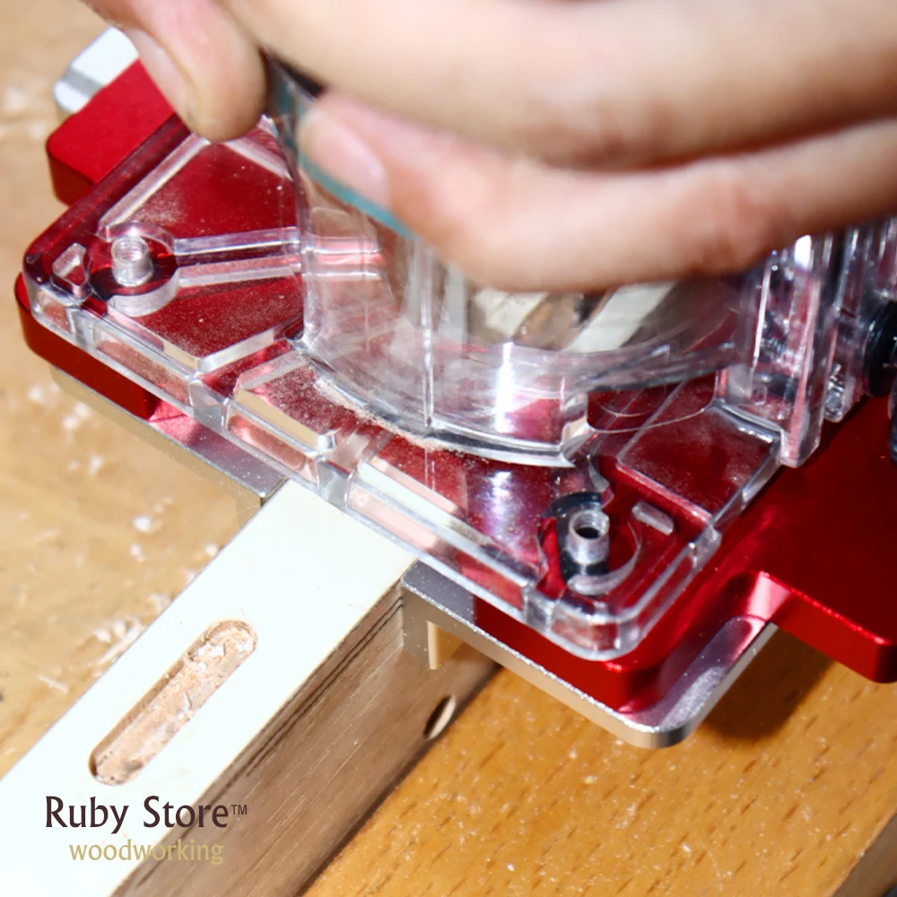 Adjustable Morticing Jig for Router Trimmer