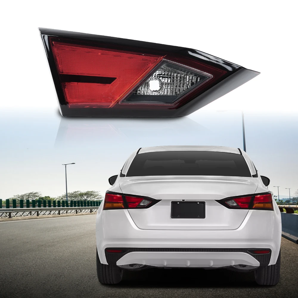 

12 В левый внутренний задний фонарь со стороны водителя, задний стоп-сигнал, подходит для Nissan Altima 265456Ca0Ab 2019-22 гг., черный корпус, красный/янтарный объектив