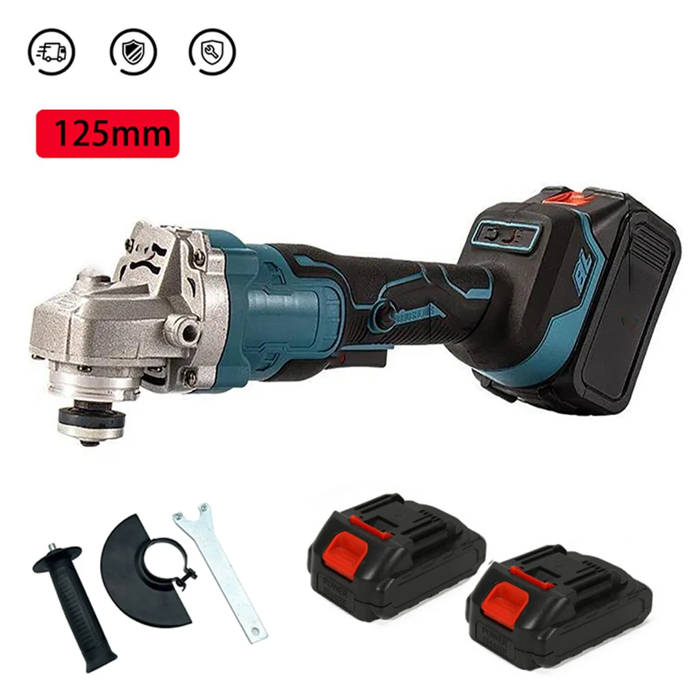 125MM Brushless Electric Angle grain Variable Speed for Makita 18v Battery grain cut Woodworking Machine Power Tool