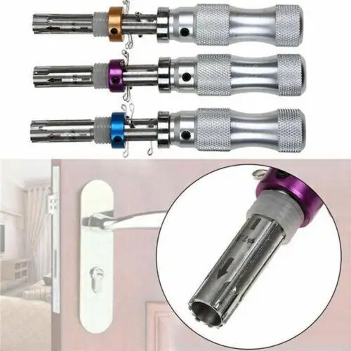 3 pieces of 7-pin tubular tools, made of stainless steel, three sizes suitable for various specifications, with reset function, multi-functional hand tool, Mechanical tool set