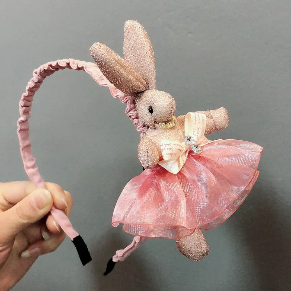 Bandes de cheveux faites à la main pour enfants, belle coiffure de lapin, bandeau de sauna simple, accessoires de gril