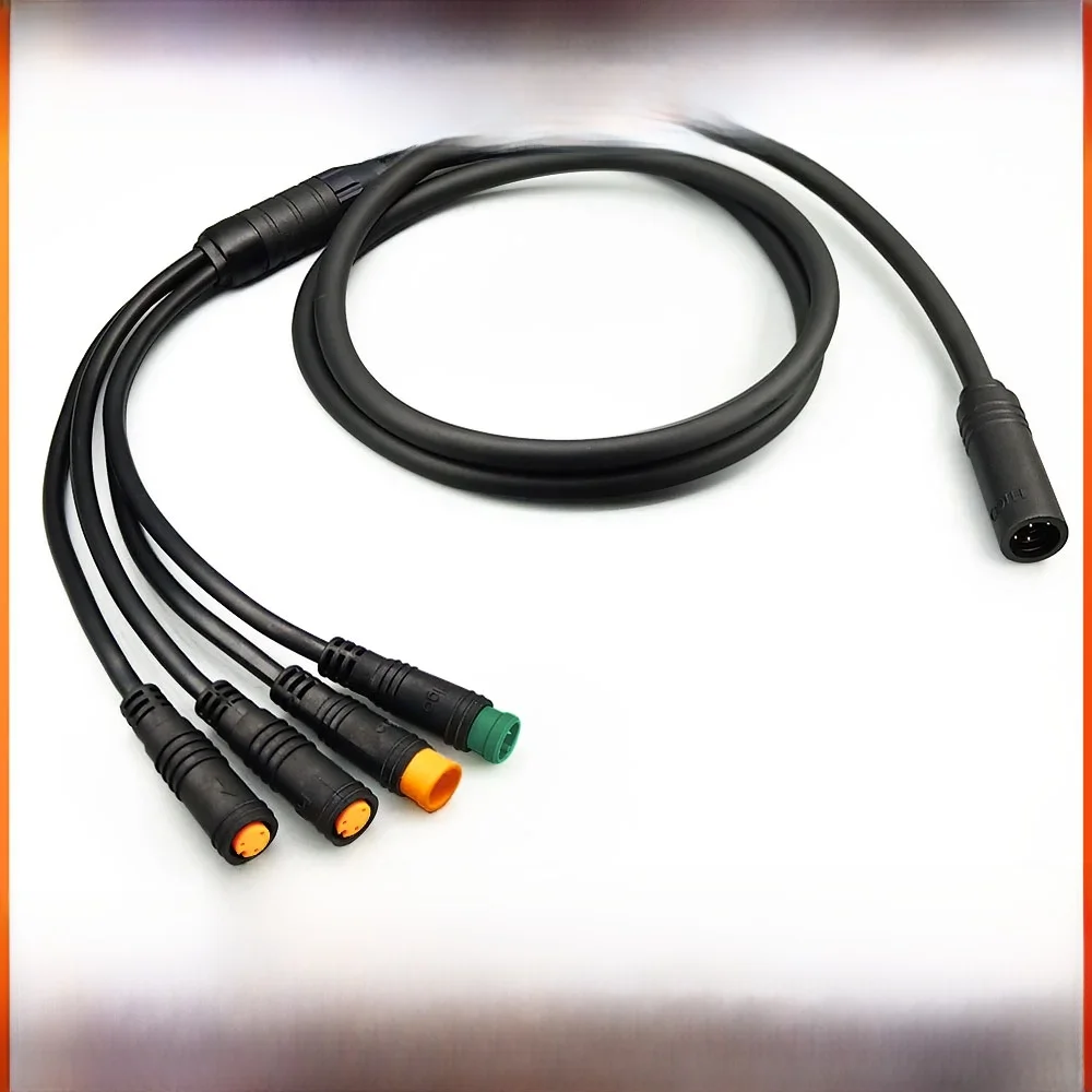 AliExpress Electric Bicycle BAFANG 1T4 Cable for BBS01 BBS02 BBSHD Motor Show Brake Lever Throttle Connector Electric Bike Accessories