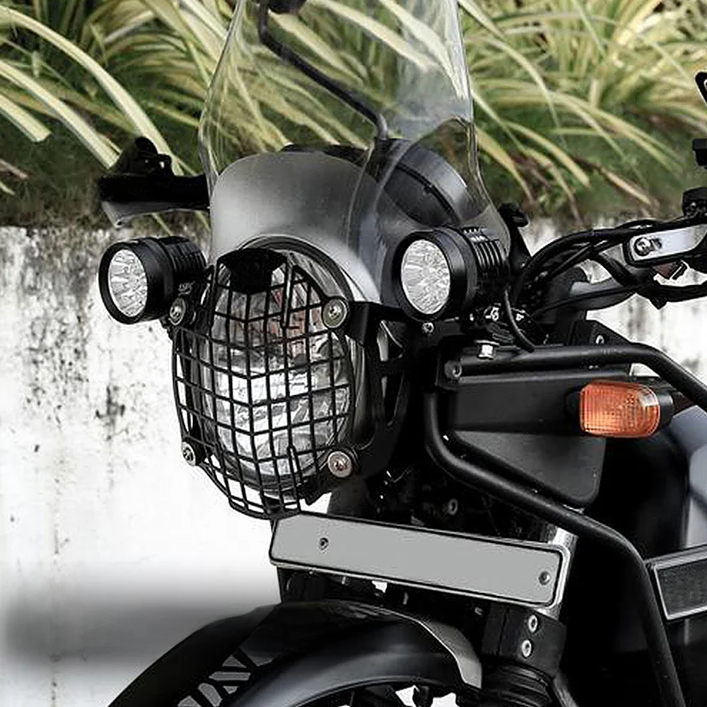 Für Royal Enfield Himalayan 2016–2021 2020 2019 2018 2017, Motorrad-Scheinwerferschutz, Grillabdeckung, Schutz, CNC-Aluminium