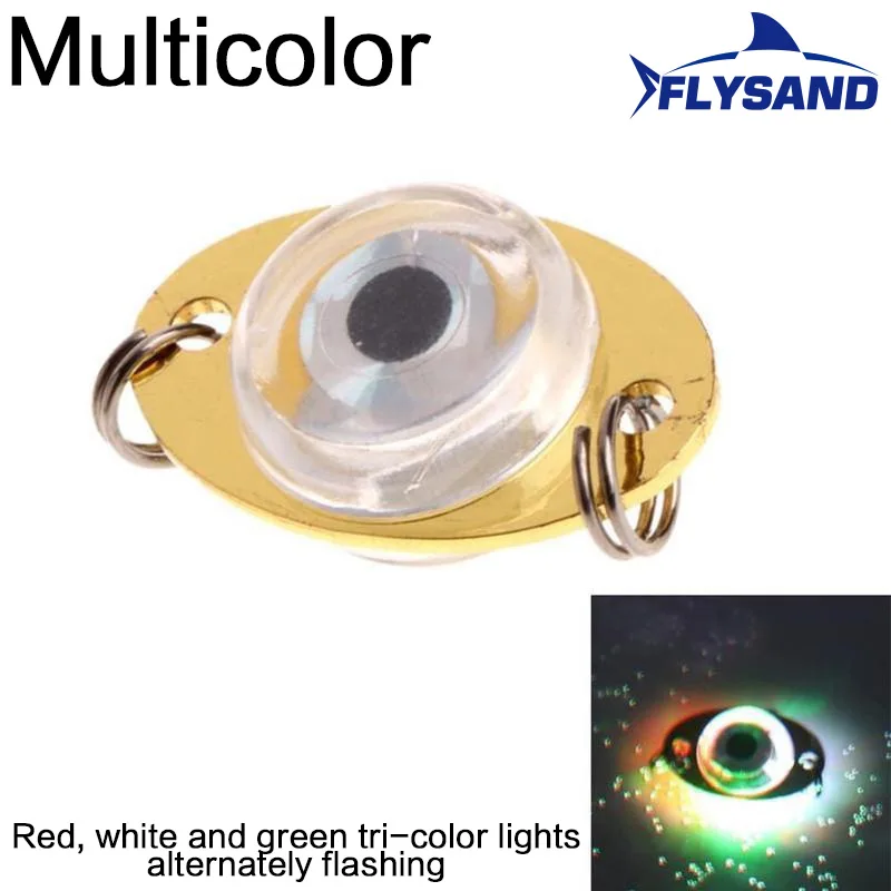 Flysand LED Fisch Lampe Mini Angel köder Licht Deep Drop Unterwasser Augen form Angeln Tintenfisch Köder Leucht köder Angeln Zubehör – Detail 10
