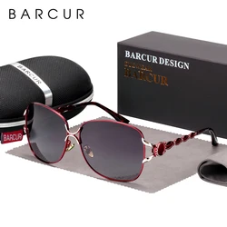 BARCUR Design Sun Glasses For Women Classic Polarized Sunglasses Female Luxury Shades Oculos Ladies Eyewear