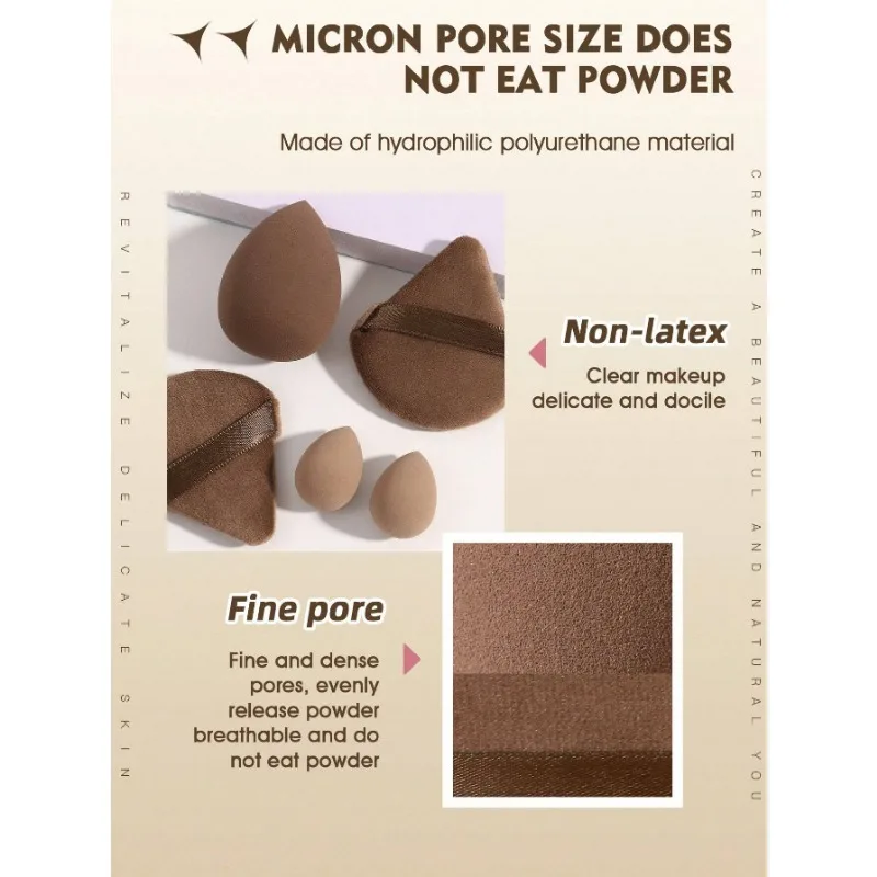 5PCS Makeup Sponge,Suitable for Cream Powder Concealer, Loose Powder makeup applicator Makeup Puff Set