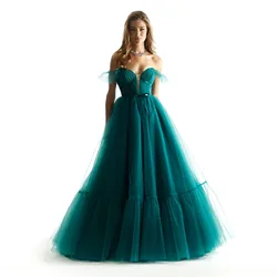 Msikoods Fuchsia Prom Dresses 2025 Special Occasion Dress Customized Tiered Elegant Evening Gown Celebrity Gala Party Dress
