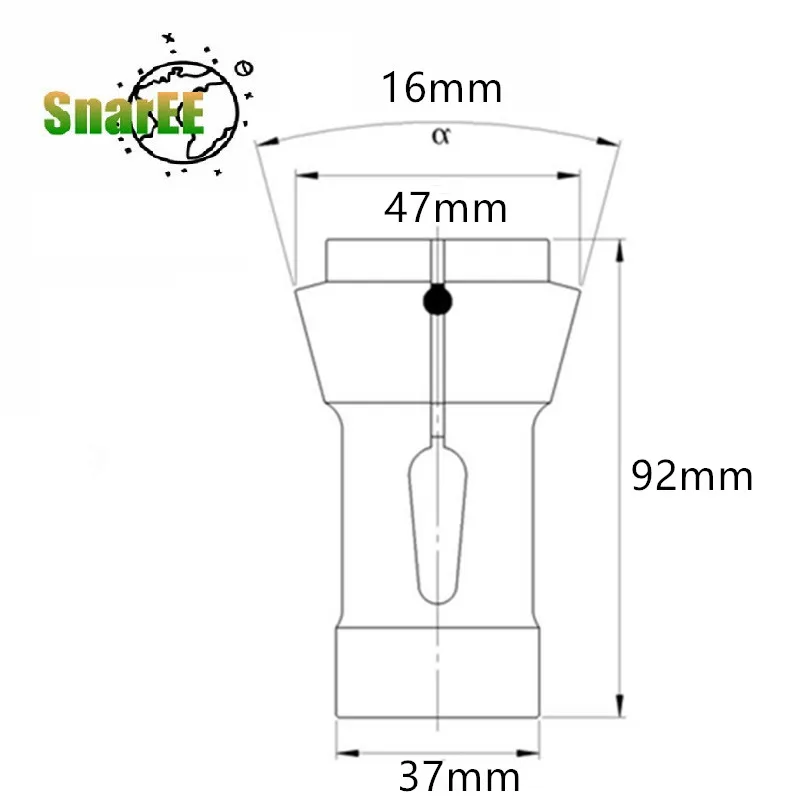 1536E DIN 6343 Collet Hexagon Hex Hole 4-27mm CNC lathe Chuck Collet Type F37 Spring Steel For Use On Single-spindle Lathes