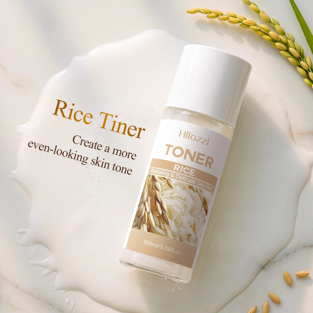 RISE TONER, Lightweight Facial Toner for Daily Care, Refreshing and Moisturizing for Soft, Smooth and Fresh-Looking Skin