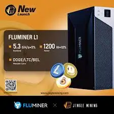 KUP 2, OTRZYMAJ 1 ZA DARMO Fluminer L1 (5,3 Gh/1200 W)-DOGE&LTC&BEL – Jingle Mining