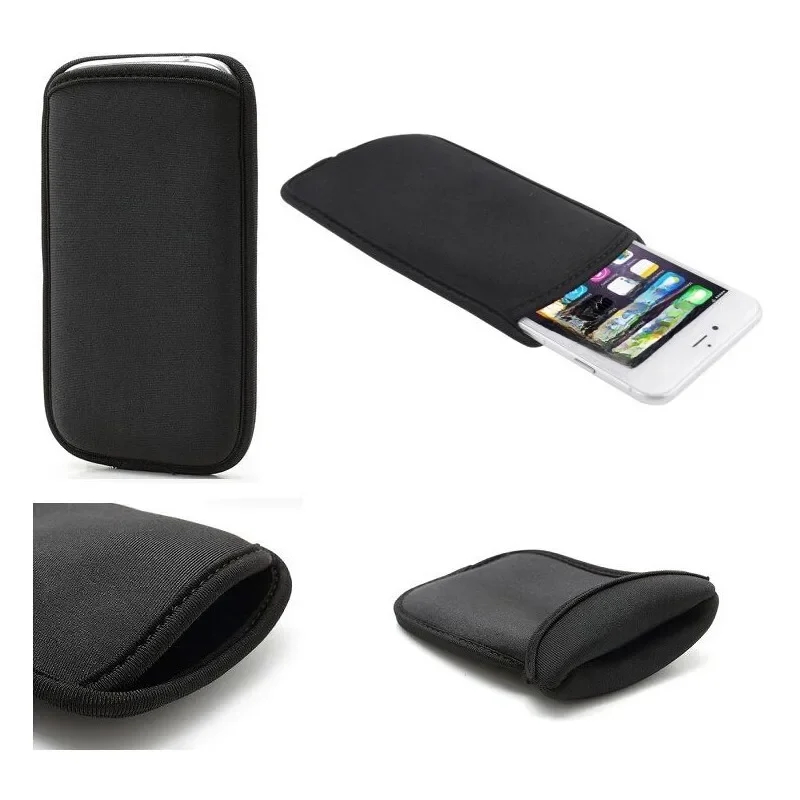 Uniwersalne neoprenowe etui ochronne na telefon iPhone 16 15 14 13 12 Pro Max Samsung Xiaomi Huawei Power Bank Shockproof Cover — zdjęcie 2