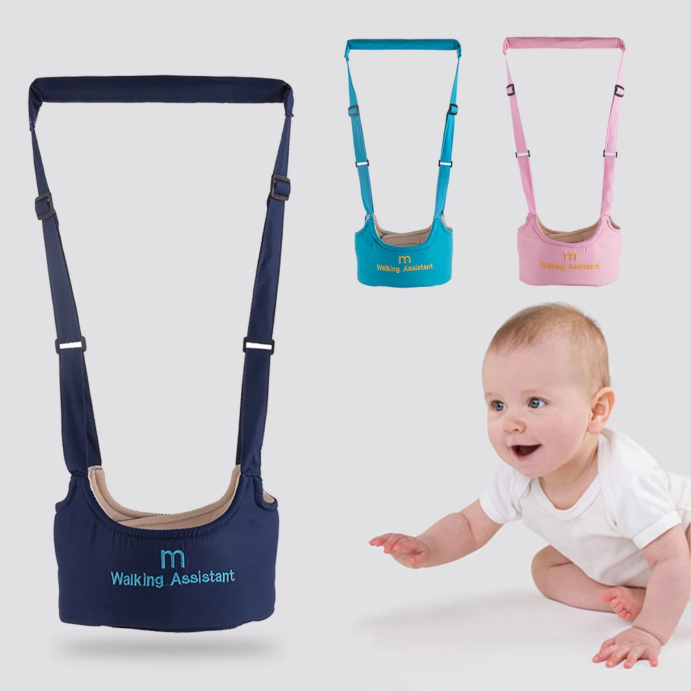 Angku 6-20 Monate atmungsaktives Baby-Geh geschirr aus Baumwolle für Sicherheit Baby-Dual-Use-Walker mit Traktion gurt für Kinder