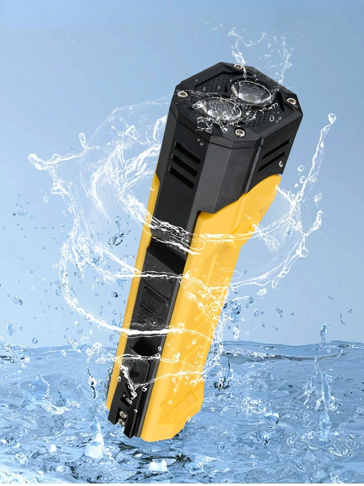 New Work Light Rechargable COB Led Work Light with Magnetic Base Foldable Car Flashlight for Car Repair Inspection Emergency