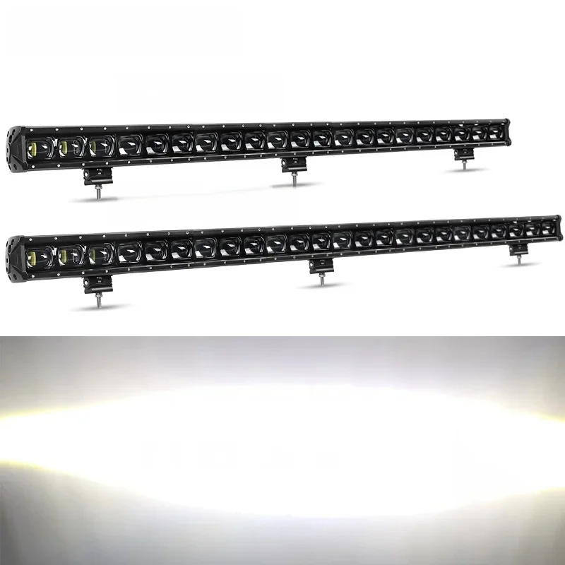 Offroad 4x4 Car SUV Flood LED Light Bar Truck Lorry Van Tractor Harvester Roof Auxiliary Driving Lamp For UTV ATV 4wd Jeep RVs