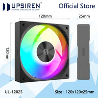 UPSIREN UL-12025 Computer case cooling fan，High performance 120x120x25mm cooling fan，Large air volume/hydraulic bearing
