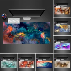 Color Clouds Mouse Pad Computer Laptop tastiera Anime Gaming Mouse Mat XXL Large Mousepad tastiere giocatori Decoracion Desk Mat