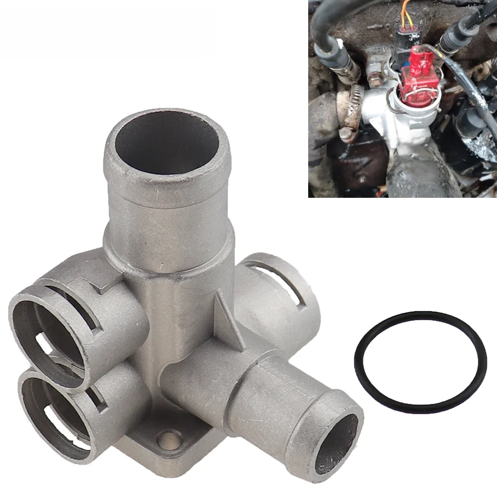 Aluminiowa chłodnica silnika wąż płynu chłodzącego szybkie złącze dla Audi sedan VW Passast Golf Transporter Jetta 037121132B — zdjęcie 2