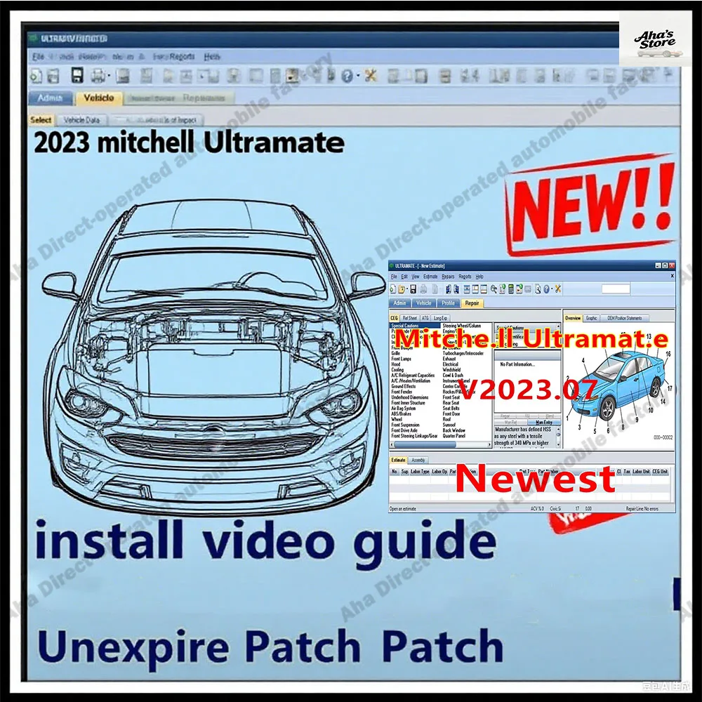 

MITCHel ULTRAMATE 2023.07 obd2 scanner COMPLETE ADVANCED ESTIMATING SYSTEM Mitchell Ultra Magnesium Iron Patch that Never expire