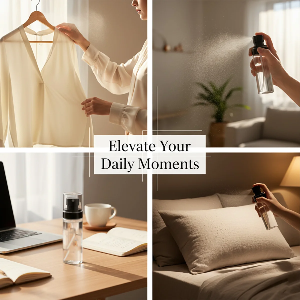 بخاخ عطري، برائحة الليمون والنعناع، 80 مل/2.7 أونصة سائلة. المحمولة، غرف النوم، الحمامات، السيارات، على التمر، أثناء السفر #4