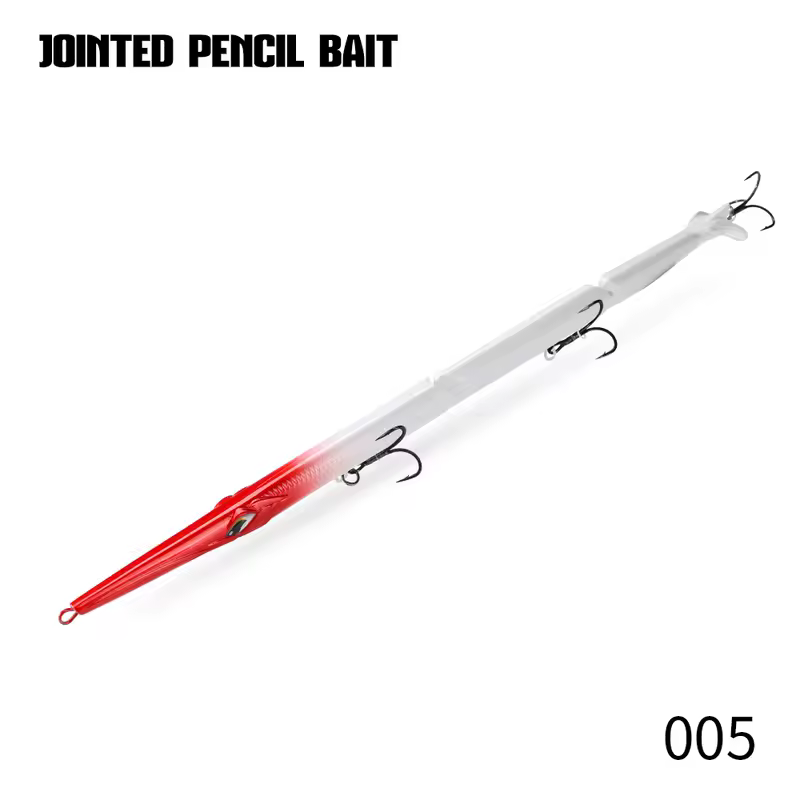 Hunthouse Jointed Pencil Bait 3 Section Fishing Lure 180mm/22g 255mm/30.6g Needle Sinking Swimbait For Bluefish Seabass Tackle - Image 16