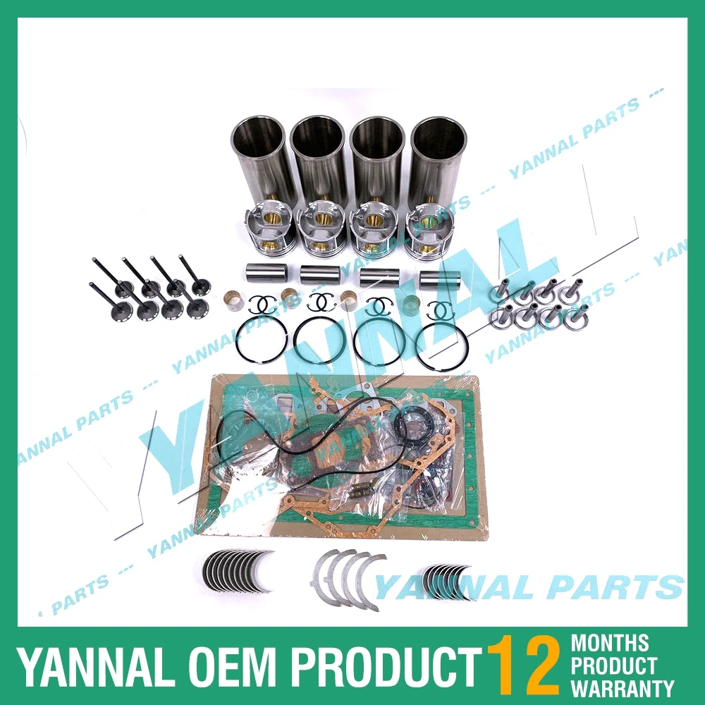 For Cummins 4BTA3.9 Engine 570LXT 580L 650G 8860 9010B Overhaul Rebuild Kit