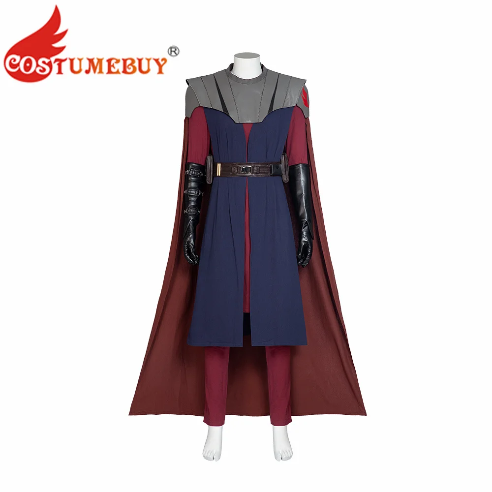 

CostumeBuy Men's Wars Skywalker Cosplay Costume Adult Suits with Cloak Halloween Armor Outfit