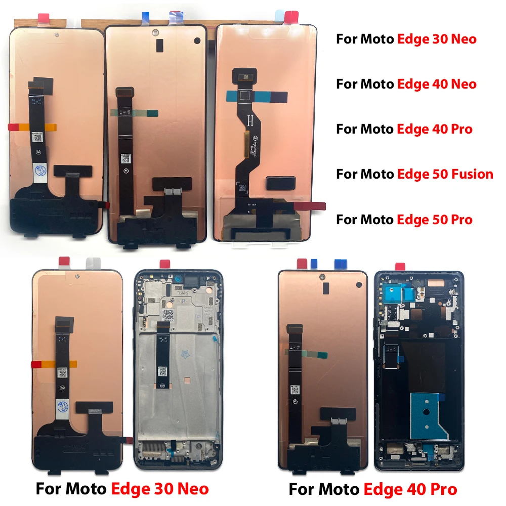 Für Moto Edge 30 Neo/40 Neo/40 Pro/40/50 Fusion/50 Pro/50 Ultra/50/G56/G84 LCD-Display Touchscreen Digitizer Ersatzteile