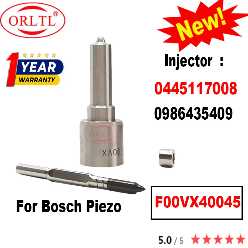 

ORLTL F00VX40045 NEW Common Rail Injector Nozzle For Bosch Piezo 0445117008 0 445 117 008 0986435409