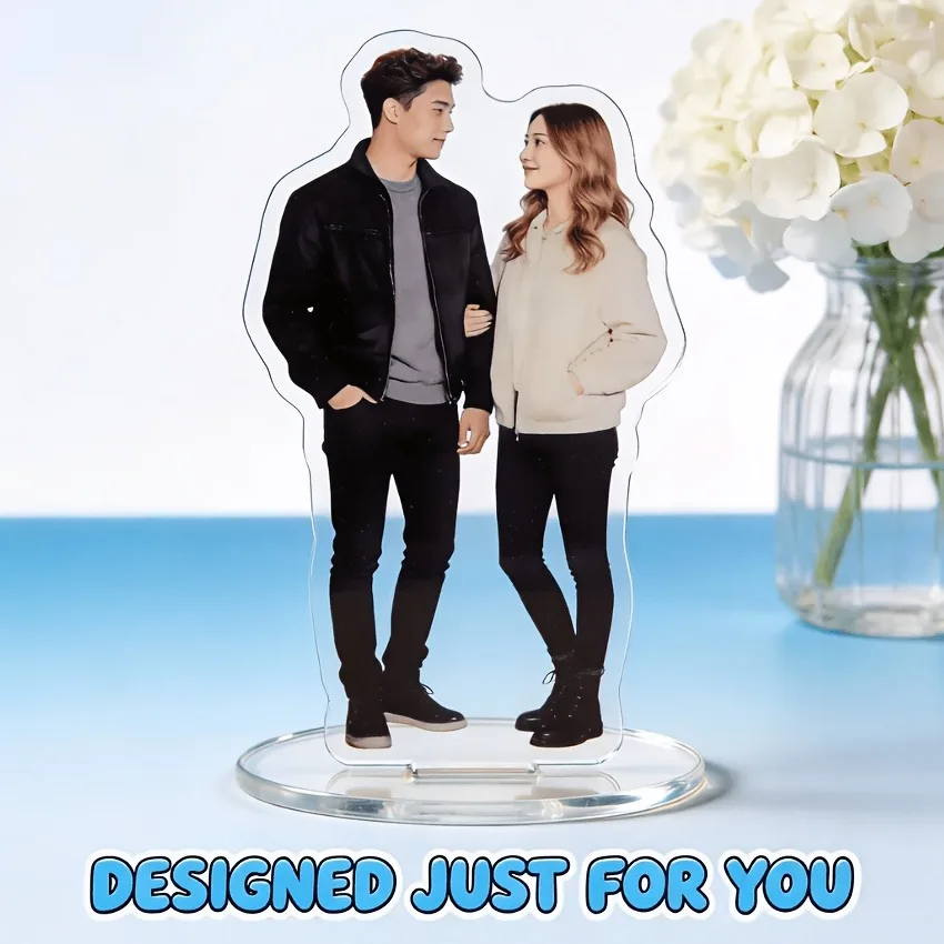 Custom Anime or Couple Photos, Perfect for Decorating Your Desk or Car, Ideal as Gifts for Fans, Birthdays, or Christmas