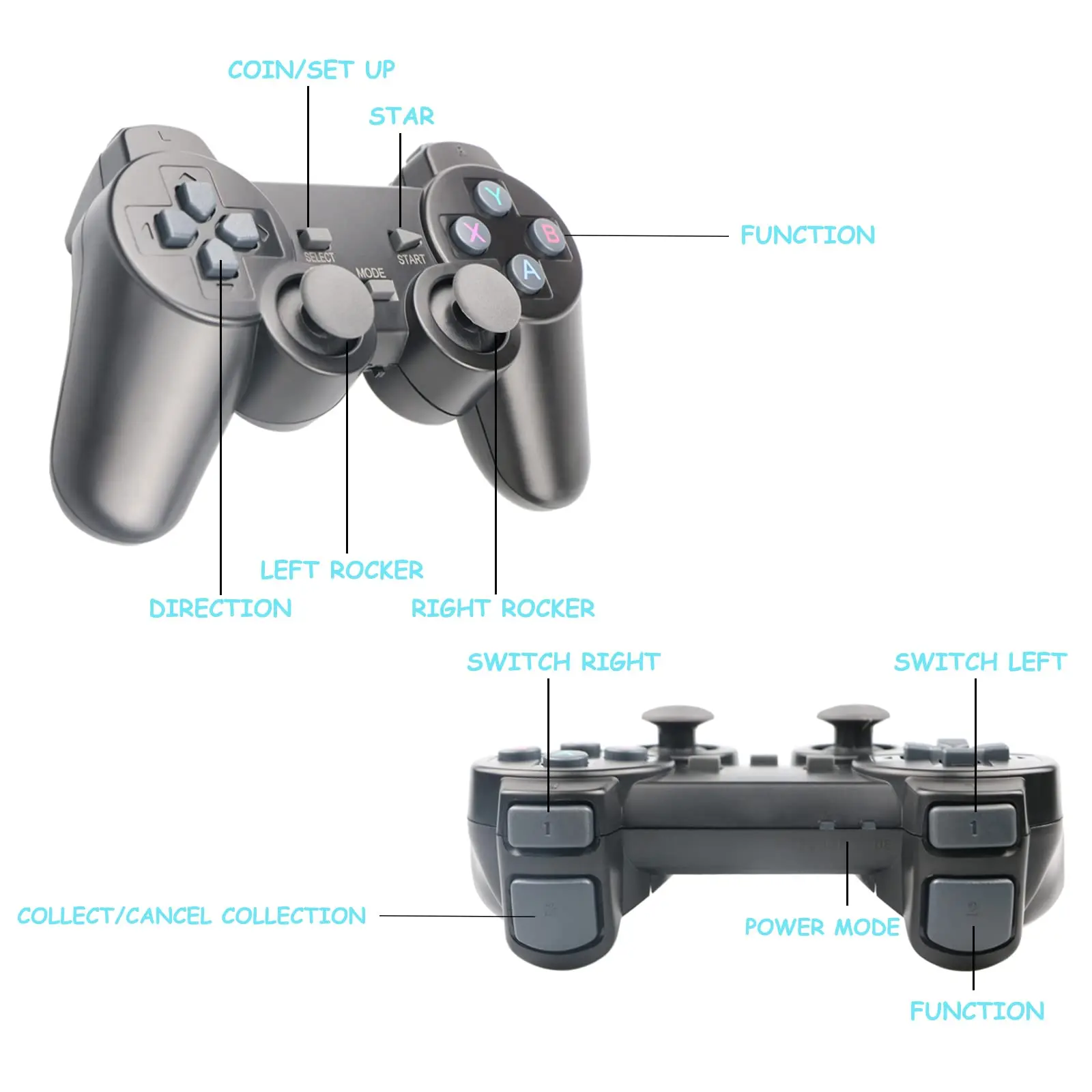 Kyvg 8ビットavミニテレビレトロゲームホストビデオゲームコンソールデュアルゲームパッドnesゲーム内蔵500ゲームpal & ntsc