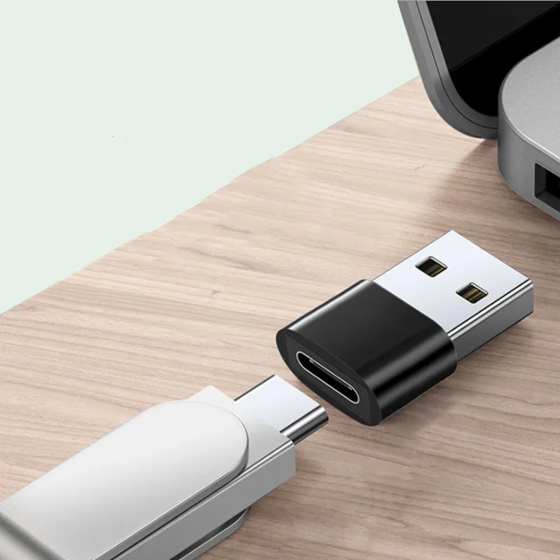 Переходник с Type C на USB 3,0 OTG разъем адаптера USB A Male на USB Type-C Female для ноутбука