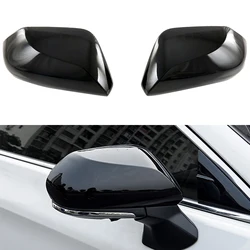 For Toyota Camry XV80 2018-2025 Car Accessories ABS Carbon Gloss Rearview Side Door Mirror Cover Trim 2pcs