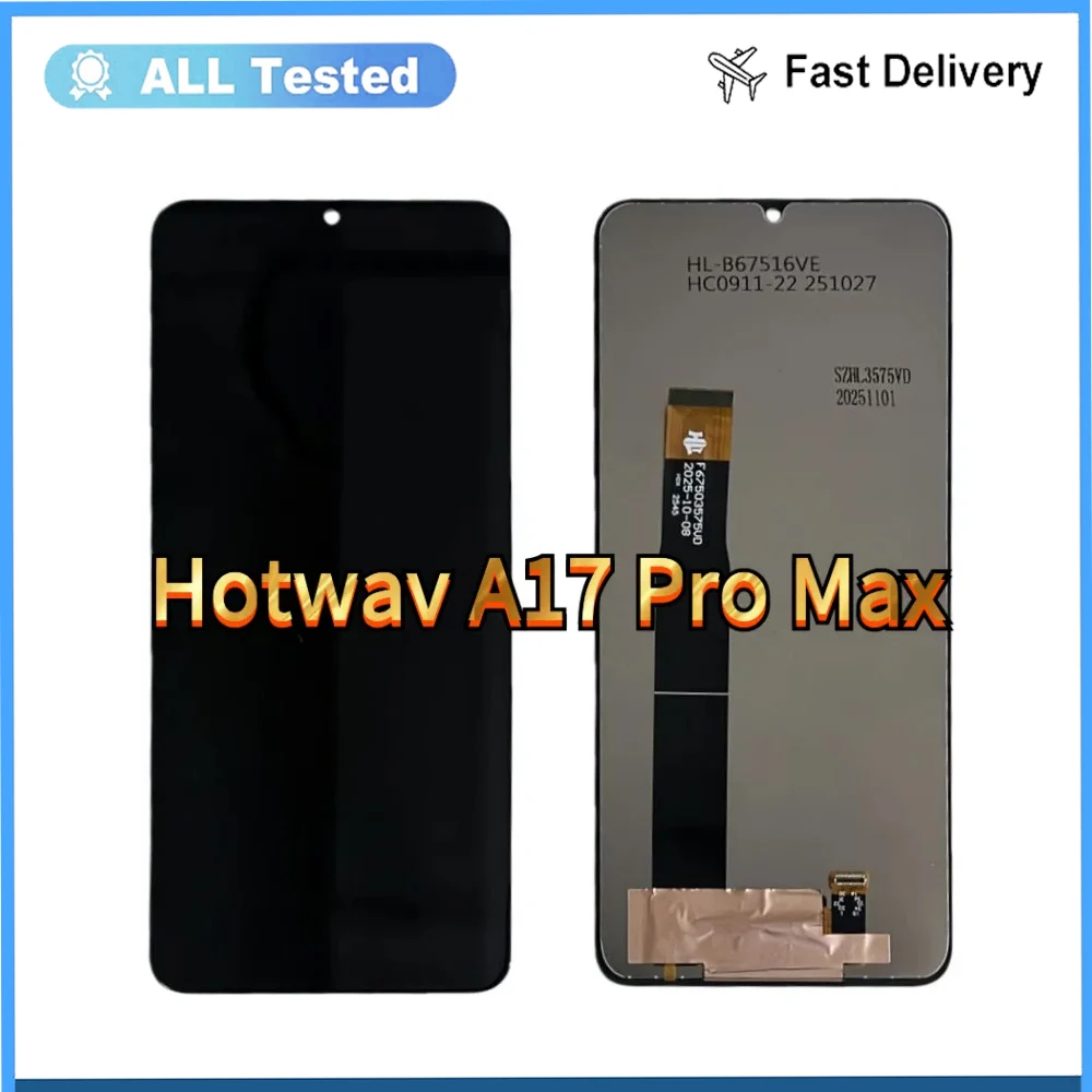 Original Tested For Hotwav A16 Pro Max A17 Pro Max A56 A36 A25 Ultra A26 Ultra LCD Display +Touch Screen Digitizer Assembly