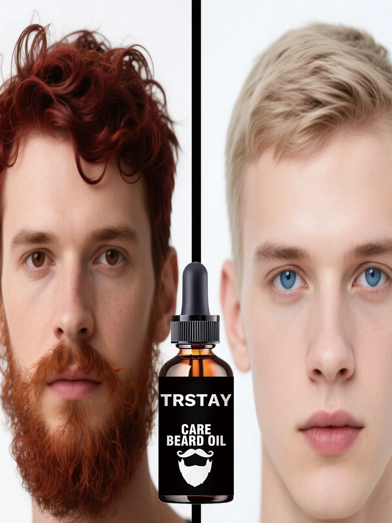 Nourishing beard serum for thick natural mustache non greasy easy shaping styling essence with keratin and aloe vera to repair s - Image 2
