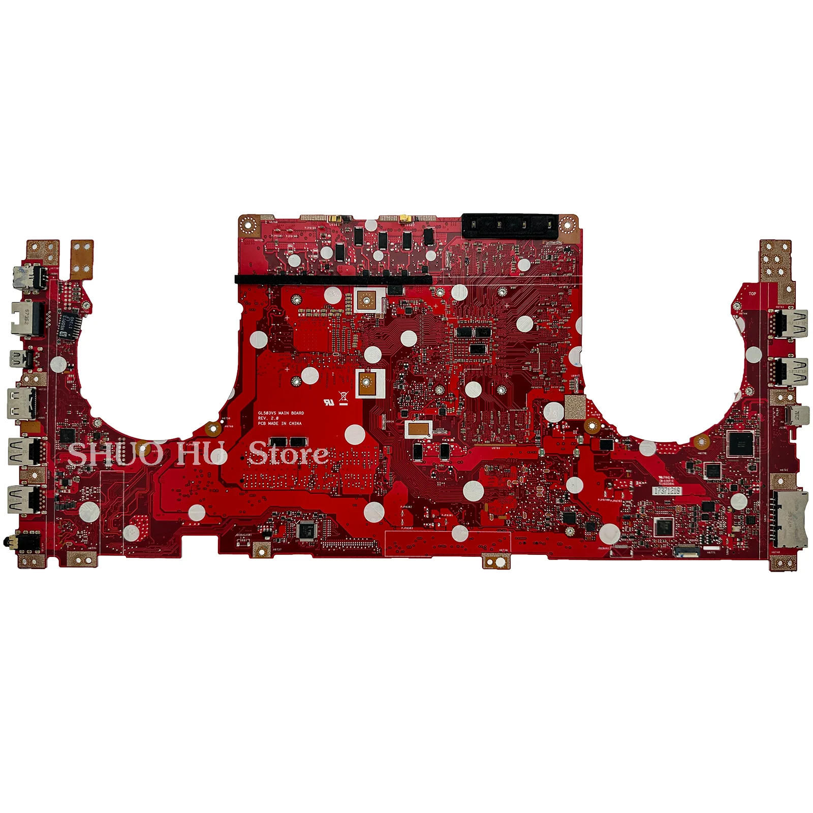 KEFU GL503VS Mainboard W/i5-7300HQ i7-7700HQ CPU GTX1070/V8G  For ASUS ROG FX503 FX503V GL503 GL503V GL503VS Laptop Motherboard