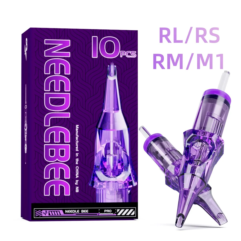 

Tattoo Cartridge Needles 0.35mm RL RS RM M1 Disposable Body Art Needle for Beginners Safty EO Gas Sterilized Needles 10pcs