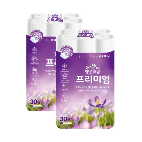 깨끗한나라 순수 시그니처 와이드 엠보싱 3겹 28m 30롤x3팩 총90롤 (너비 107mm) 천연펄프 화장지 8 100% 천연펄프 행운드림 프리미엄 3겹 25m 2팩 화장지 휴지 비데겸용 두루마리 국내생산