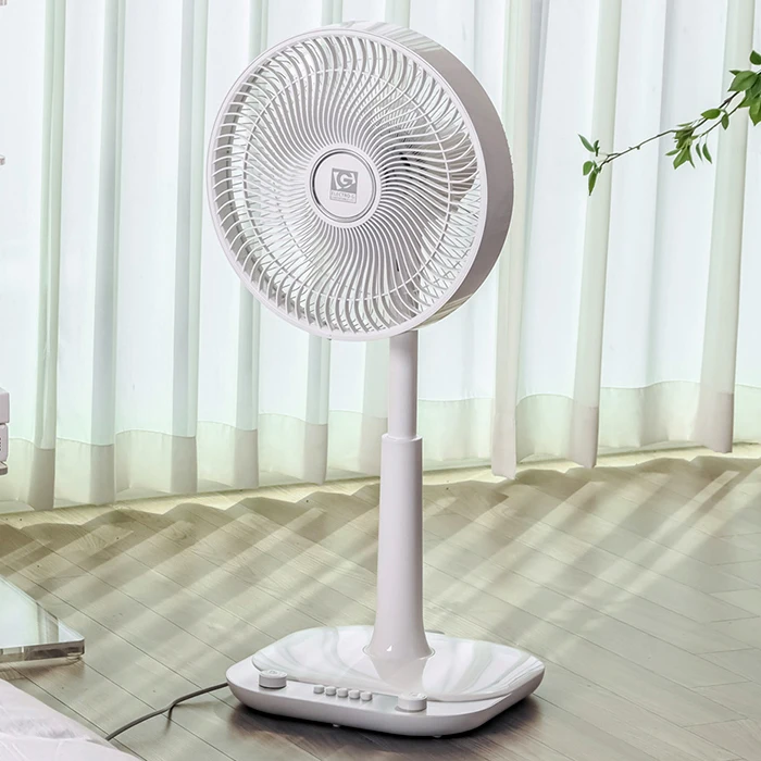 Household fan stand low noise remote control height adjustable Circulator 14 inch 5-leaf wing