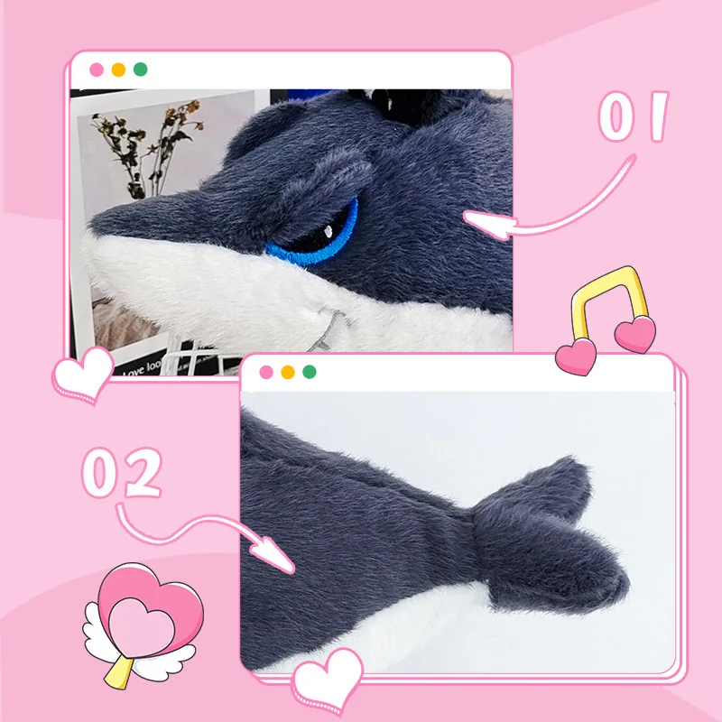 دمية قرصان قطيفة بيضاء كبيرة للأطفال ، وسادة لعبة لغرفة النوم ، تزيين أريكة ، هدية عيد ميلاد وعيد الميلاد