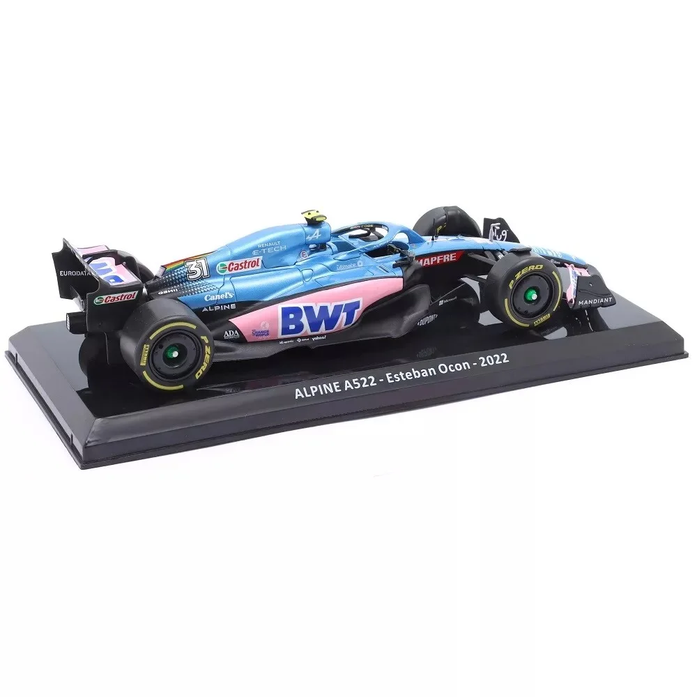 Centauria, véhicule de compétition monoplace dans le Championnat du Monde Automobile A522, pilote français 2022, miniature en métal moulé sous pression, échelle 1:24, base d'identification, emballage sous blister (peut être froissé)