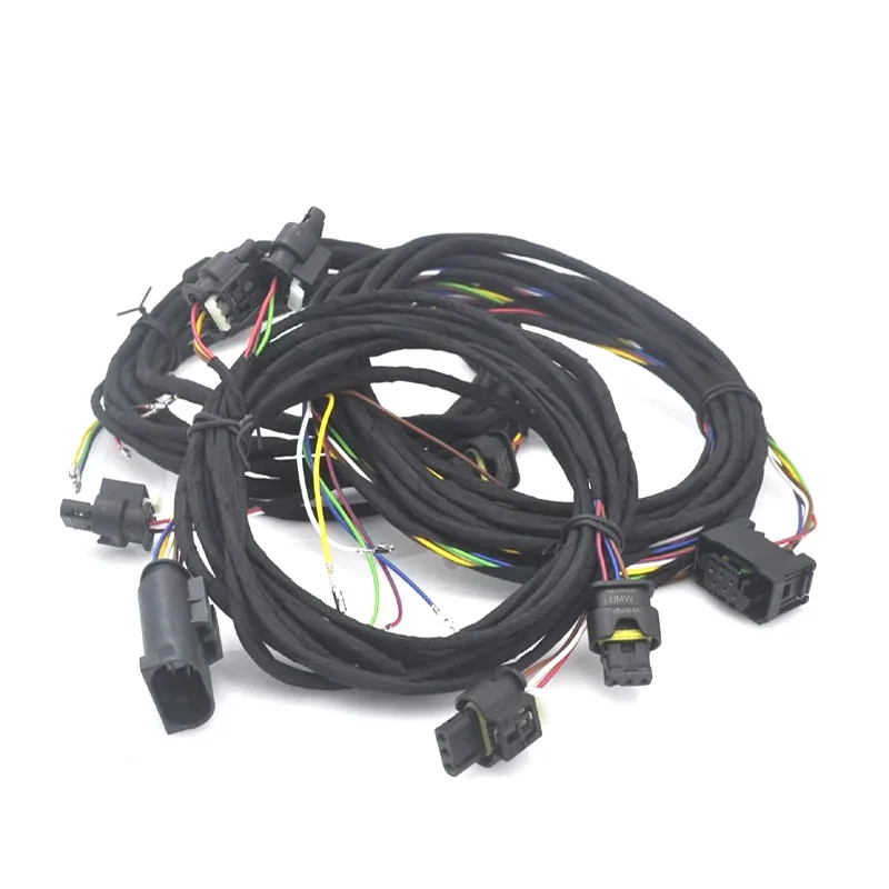 Retrofit F&R Bumper Parking Sensor Wiring Harness PDC Cable For F10 F11 F07