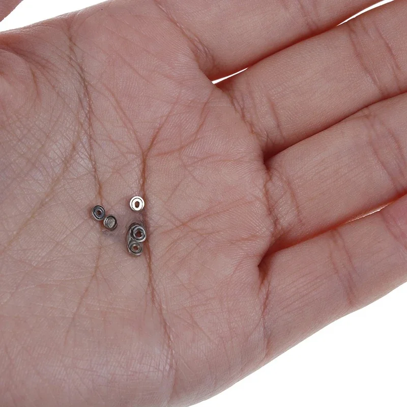 10 sztuk/zestaw nowy 681ZZ miniaturowe łożyska kulkowe metalowe otwarte mikro łożysko 1x3x1mm — zdjęcie 2