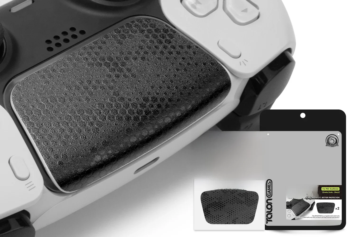 TALONGAMES Uchwyt Touchpad Odporna na zarysowania ręcznie robiona naklejka Nadaje się do kontrolera Sony Playstation 5. — zdjęcie produktu 7