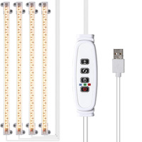 Indoor Led Grow Light USB Timer Phyto Lamp For Plants Dimmable LED Lamp Phytolamps Full Spectrum Hydroponics Growing Lamps